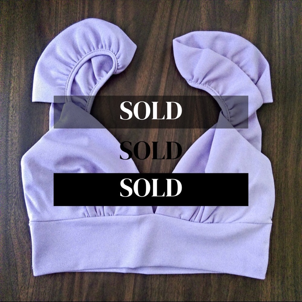 ⛔️SOLD⛔️Lilac Crop Top
